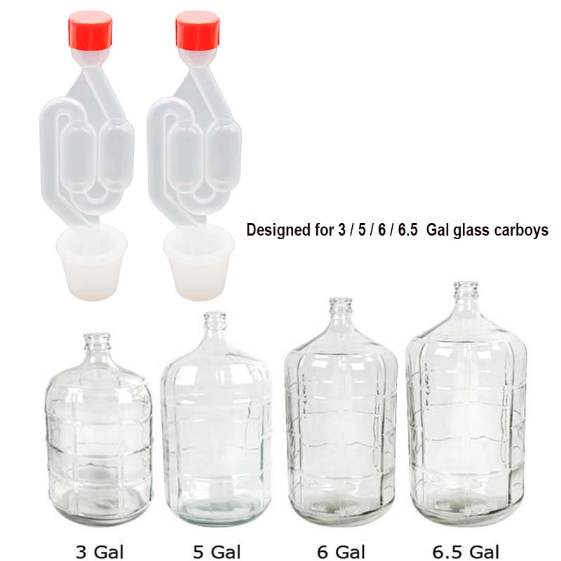 Wine Beer Type - S typ Twin Bubble Airlock i