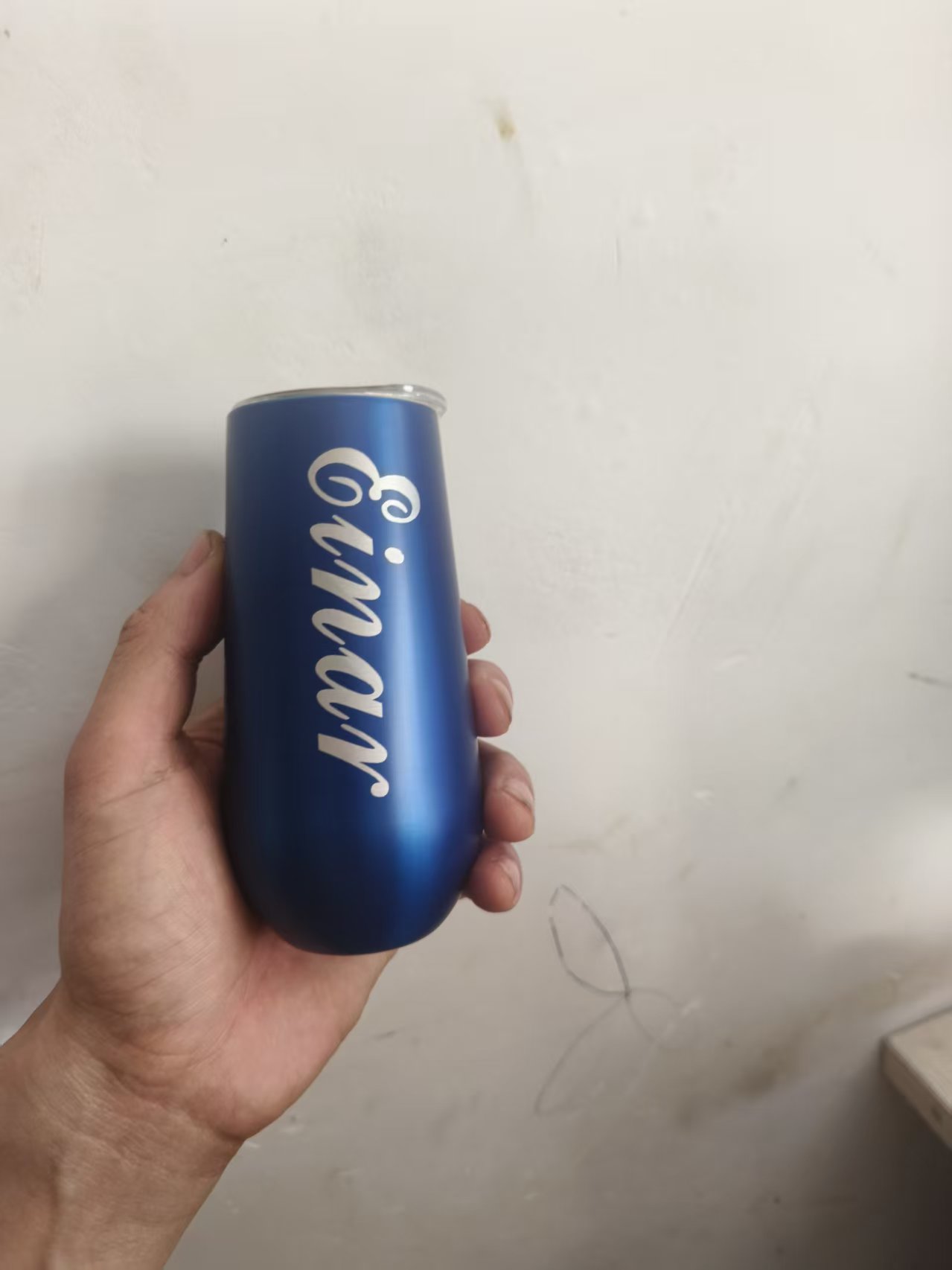 Wine Beer Name - Personalizowany termos ze stali nierdzewnej 6oz
