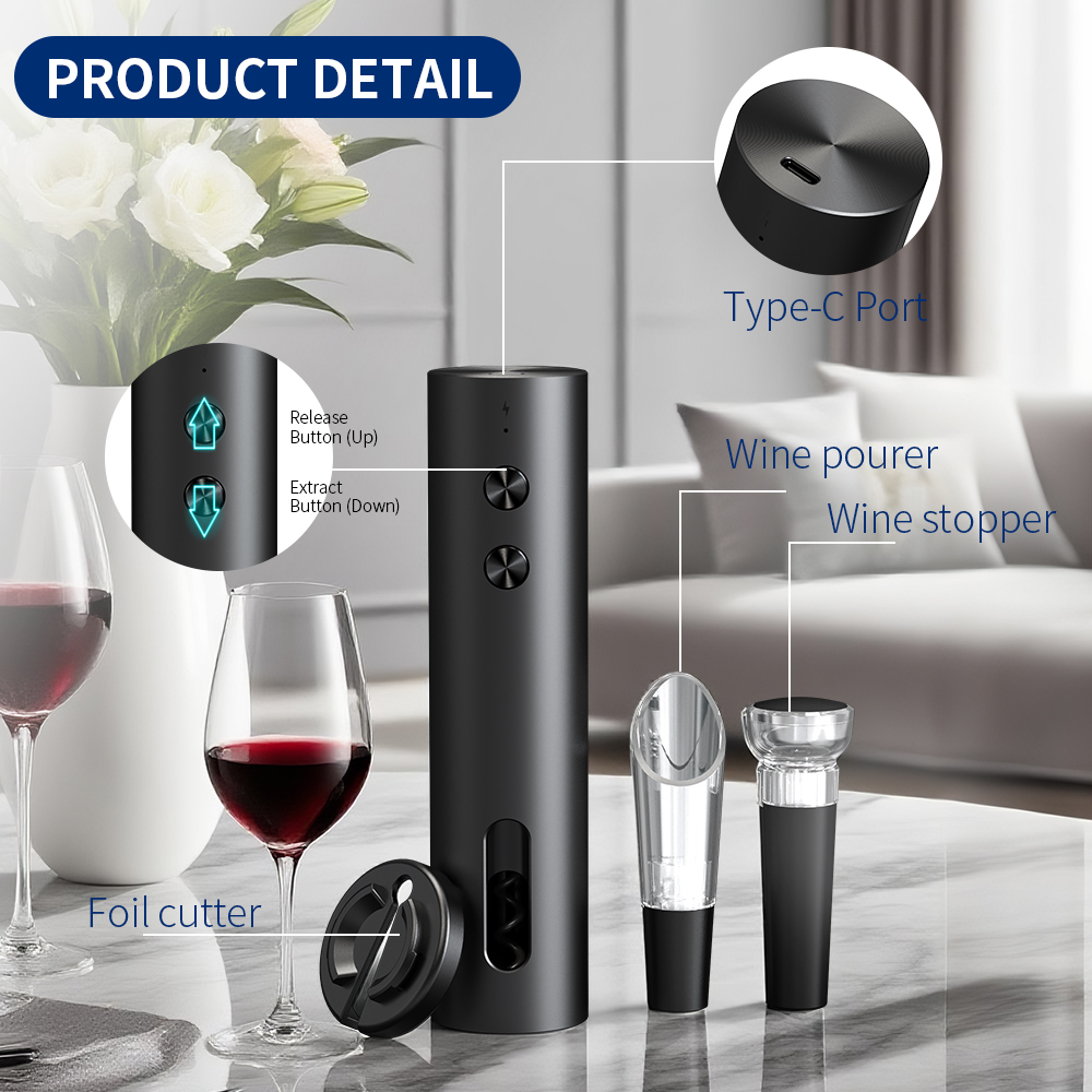 Elektryczny otwieracz do wina  – Wine Beer Bottle recenzja i cena