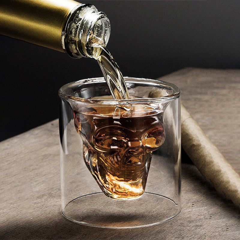 Kreatywny Szklany Kieliszek do – Wine To Beer To Liquor recenzja i cena
