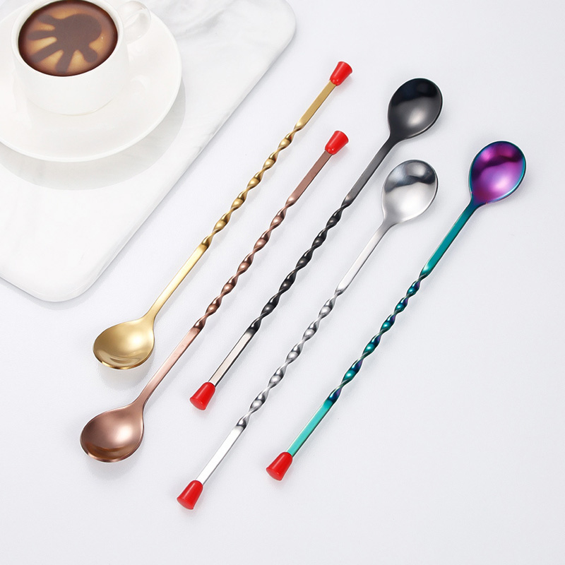 100 sztuk/partia skręcony wzór – Bar Spoon Twisted recenzja i cena