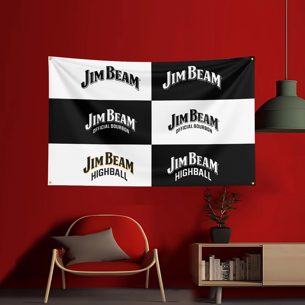 Flaga Whisky-J-jim beams 90x15 – Wine Beer Garden recenzja i cena