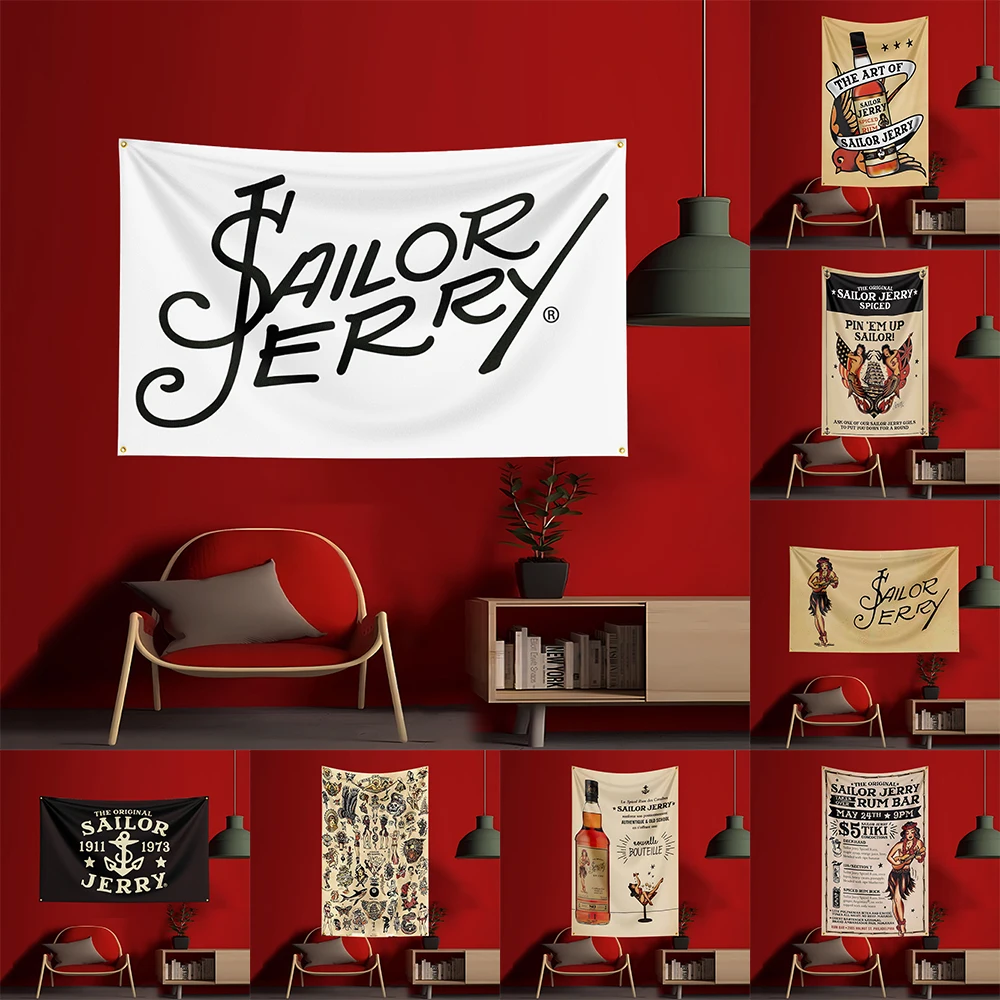 90X150CM S-Sailor Jerrys rum F – Wine Beer Garden recenzja i cena