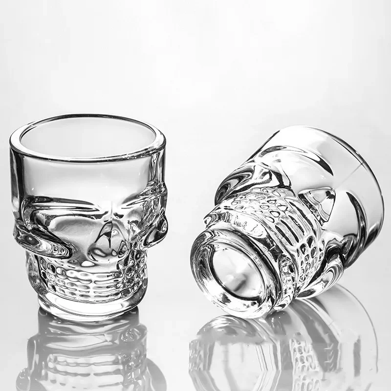 1/2Pcs Szklany kubek z czaszką – Wine Vodka Beer recenzja i cena