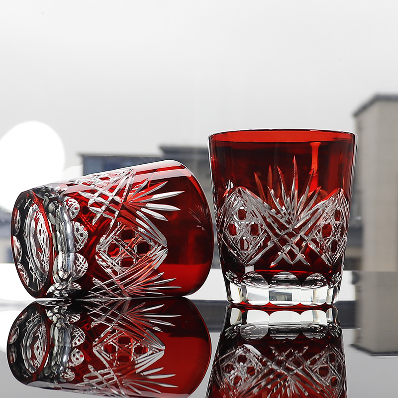 Czerwony Edo kryształowy szkla – Wine To Beer To Liquor recenzja i cena