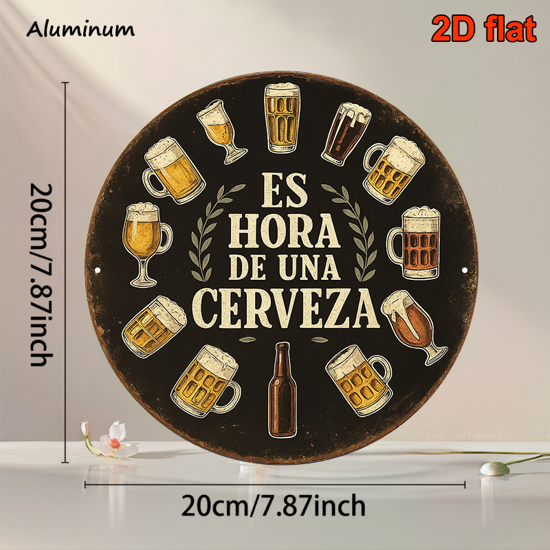 1 szt. Płaski, okrągły metalow – Wine Beer Garden recenzja i cena