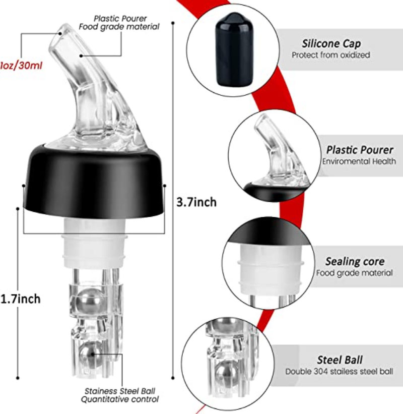 30 ml Automatyczny nalewak do  – Spirit Measure Jigger recenzja i cena